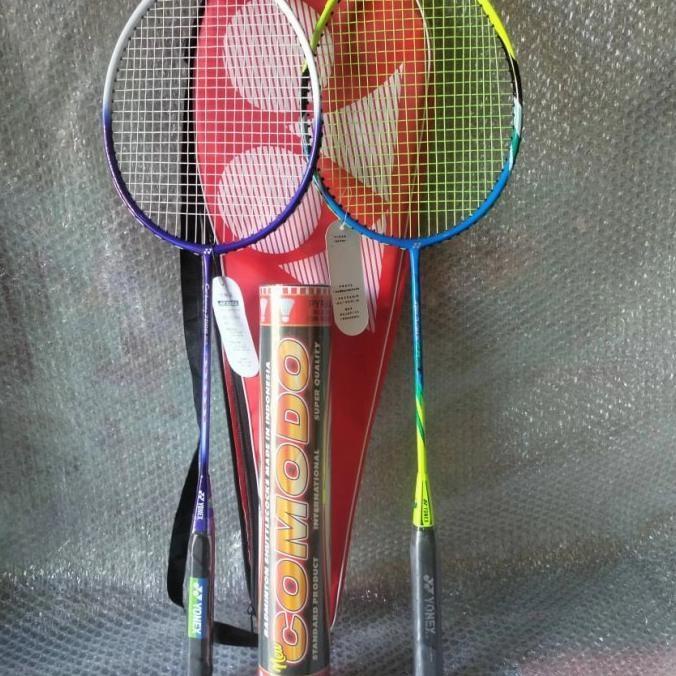 Paket Hemat Raket Badminton Yonex + Kok Super Wins Ready