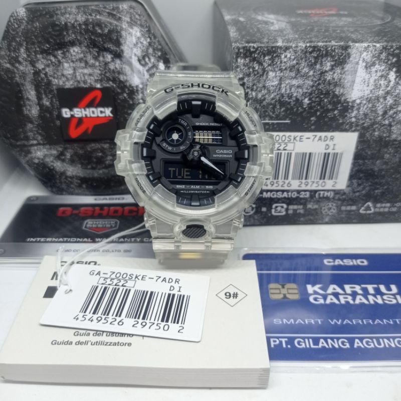 gshock ga700ske g shock ga 700ske 7adr g-shock ga-700ske-7adr original new