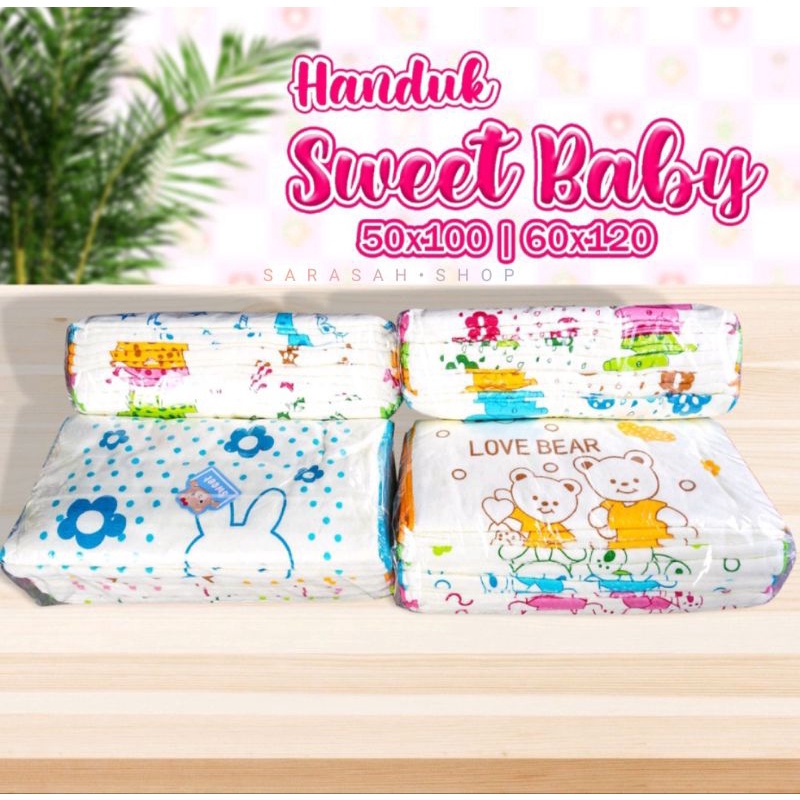 Handuk Bayi Motif dan Handuk Anak Halus dan Lembut 50x100 cm Bahan Microfiber Super Lembut