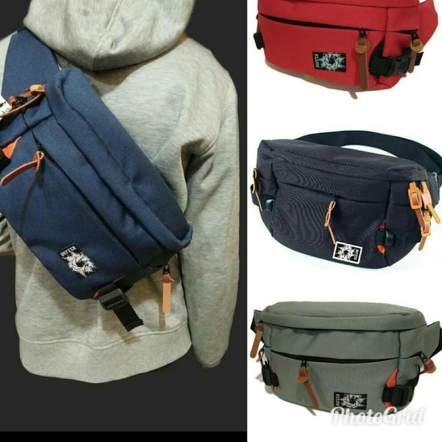 Terjangkau Tas Pinggang Selempang Waist Bag Slempang Waistbag Branded Import Distro Ori Pria Wanita 