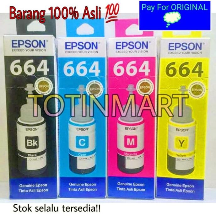 Tinta Printer Epson 664 Original