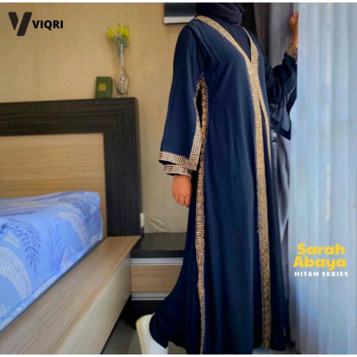 Best seller-dress polos-dress hitam-murah gamis turkey-jubah turkey- busana muslim - abaya remaja terbaru-abaya arab kekinian-abaya turki terbaru-motif  asmah (br204)
