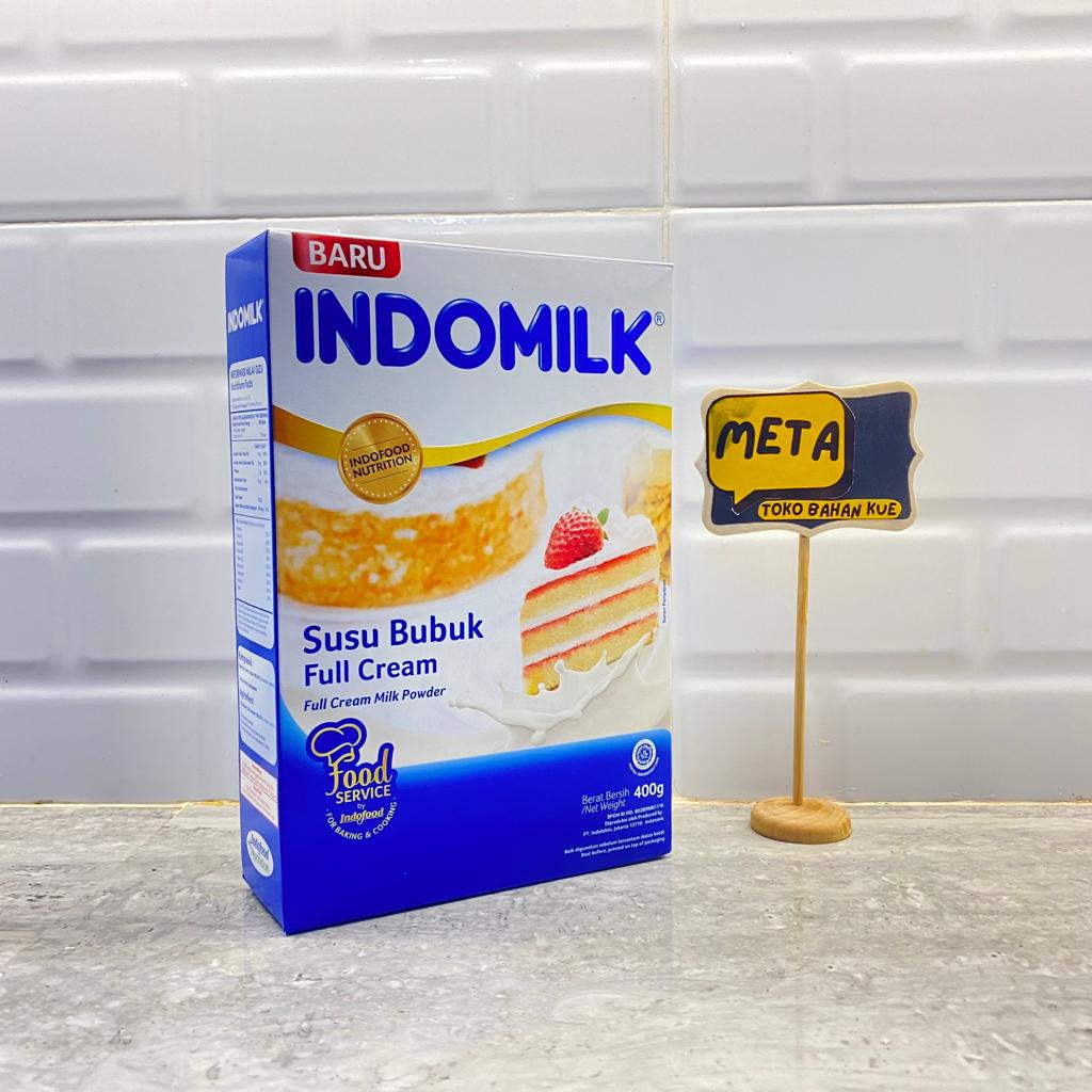 

SUSU BUBUK FULL CREAM 400GR EXP.SEPTEMBER 26 / SUSU BUBUK FULL CREAM INDOMILK / SUSU BUBUK FULL CREAM FOR BAKING & COOKING / SUSU BUBUK LEMAK / INDOMILK FULL CREAM