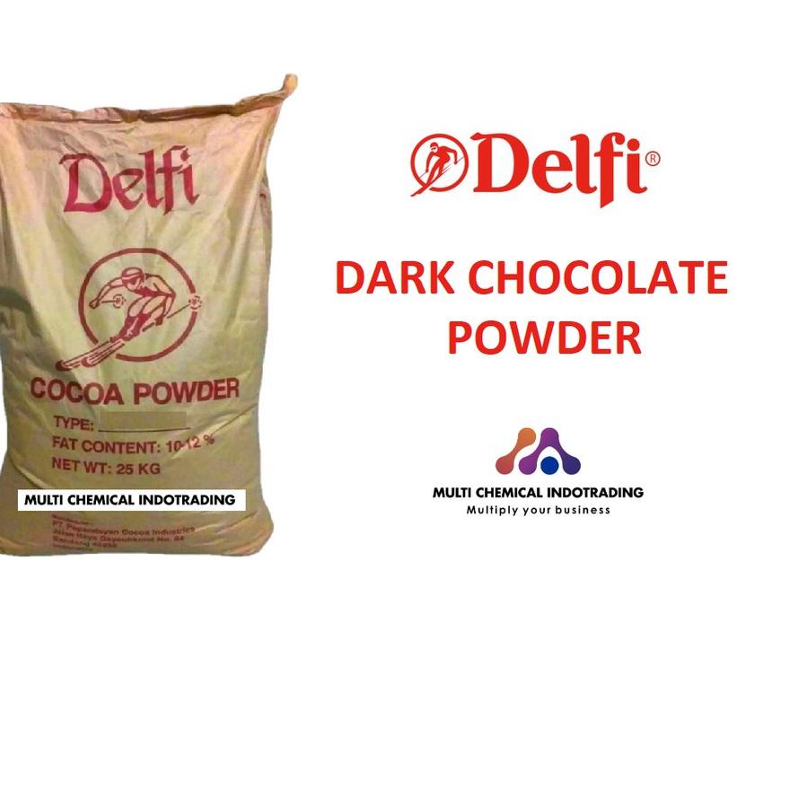 

☺_☻ COKELAT BUBUK DELFI 500GR - DELFI PURE COCOA POWDER - COKLAT BUBUK MURNI - DARK