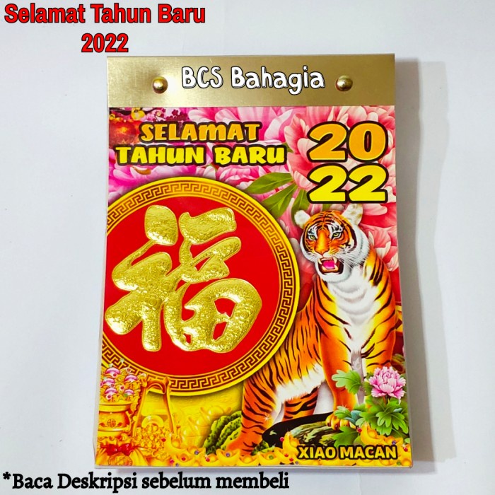 

✨NEW✨ - Kalender Sobek Ukuran Sedang Tahun 2022 Shio Macan / Kalender Chinese