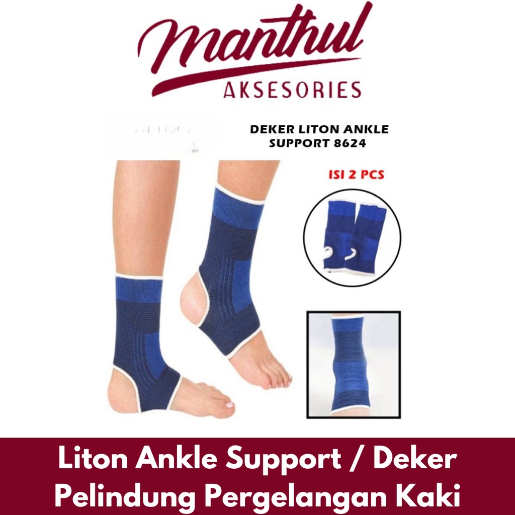 Liton Ankle Support / Deker Pelindung Pergelangan Kaki Olahraga