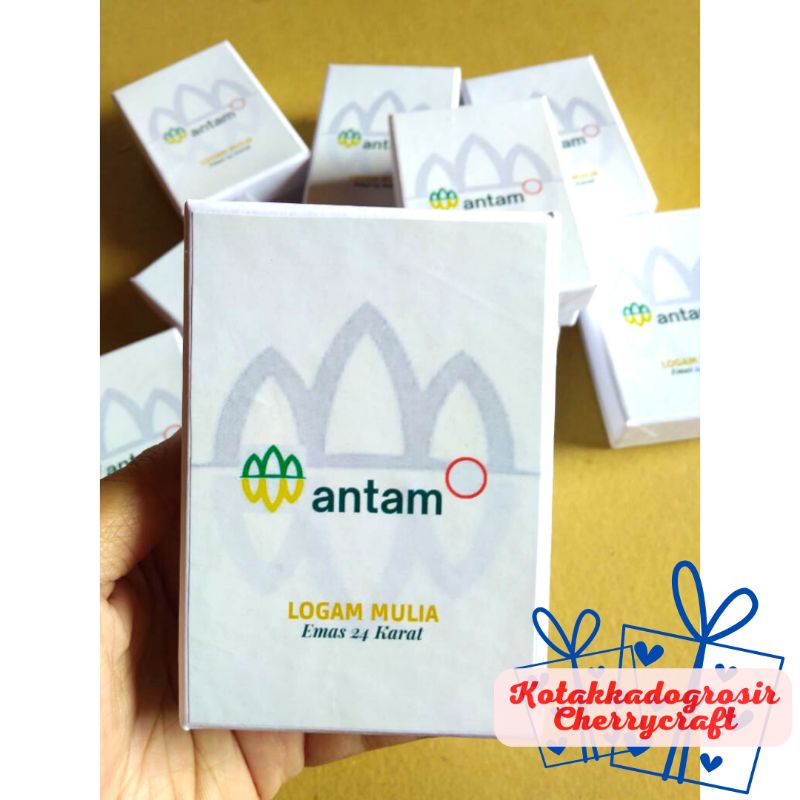 Box paking emas ANTAM minigold 9x6x3 cm