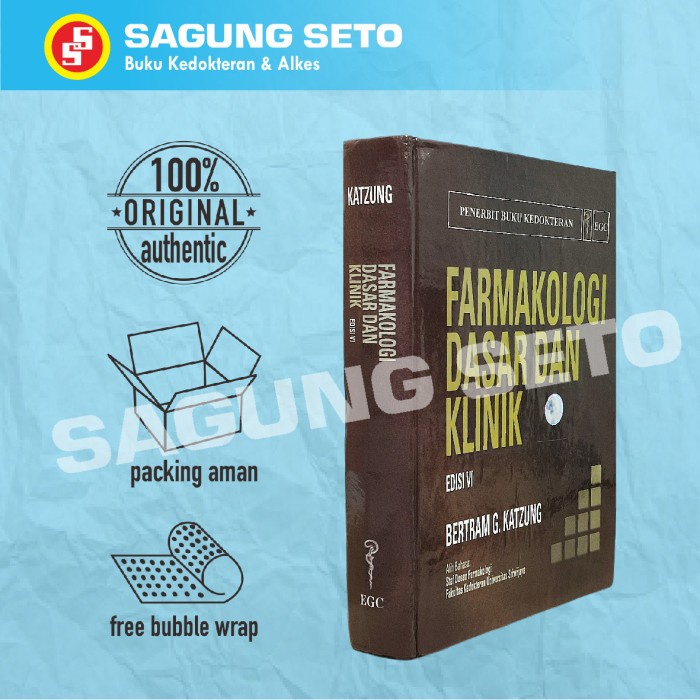 Diskon Spesial Farmakologi Dasar & Klinik Ed.Vi - Katzung (Isbn 9794483559) / Farmasi Terbaru