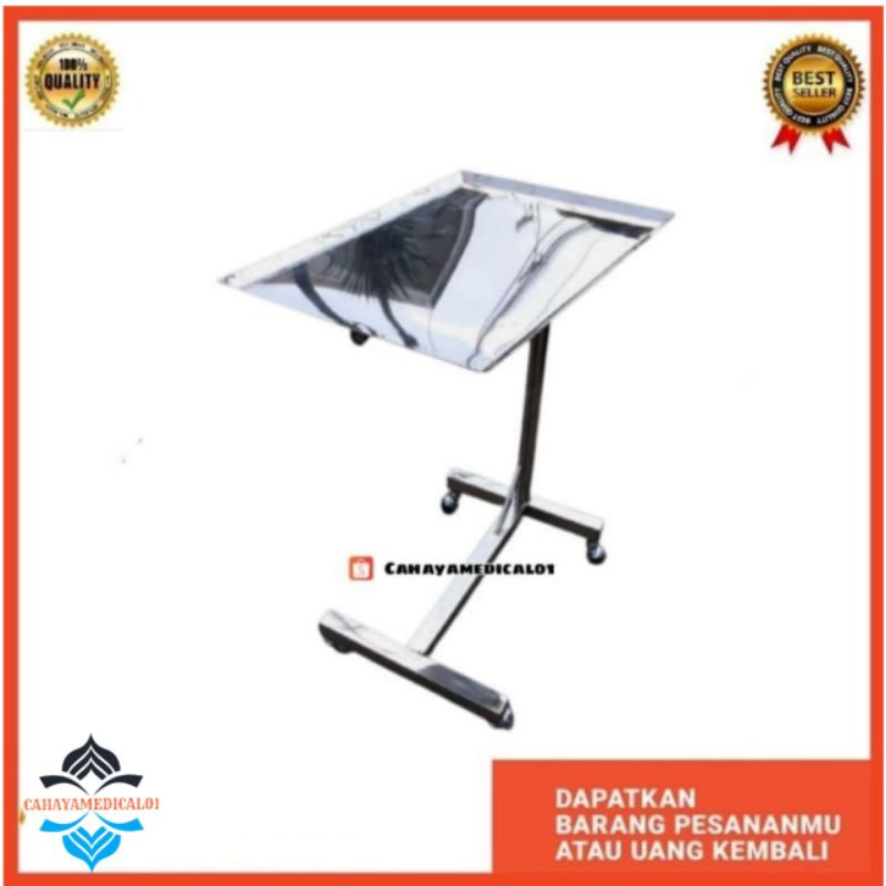 Meja mayo stainless / Overtable stainless / Overtable mayo stainless