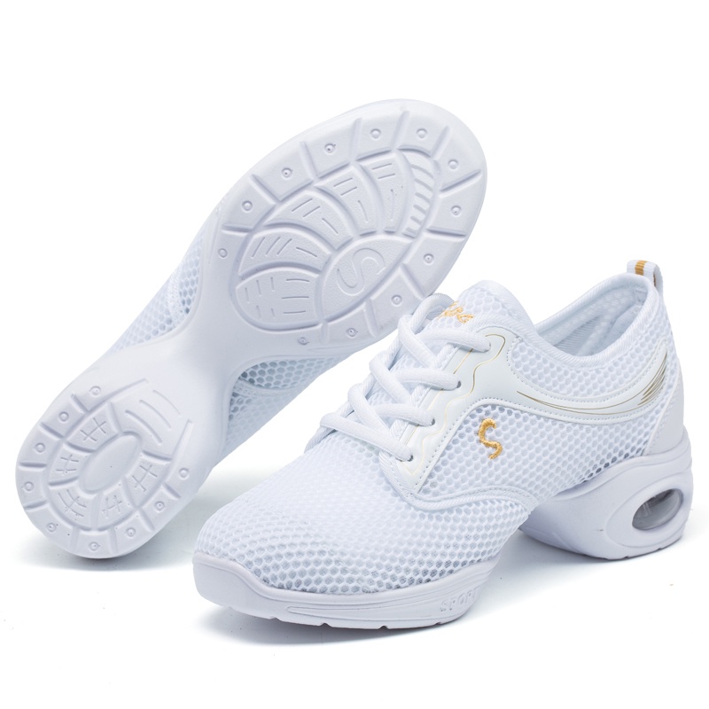 【COD】Sepatu Dansa Latin Sepatu Line Dance Casual sepatu Wanita Sepatu Dansa sepatu olahraga uk 36-41