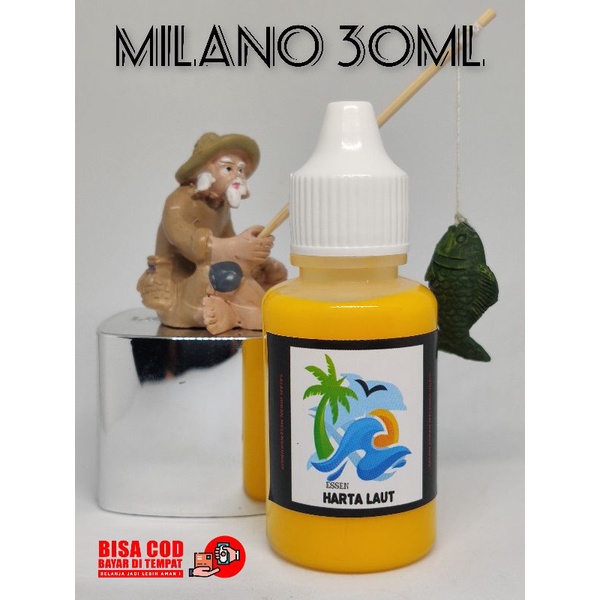 ESSEN MILANO 30ml (Harta Laut) ESSEN GACOR / ESEN JITU / ESSEN GALAK / ESSEN JUARA / ESSEN IKAN MAS 