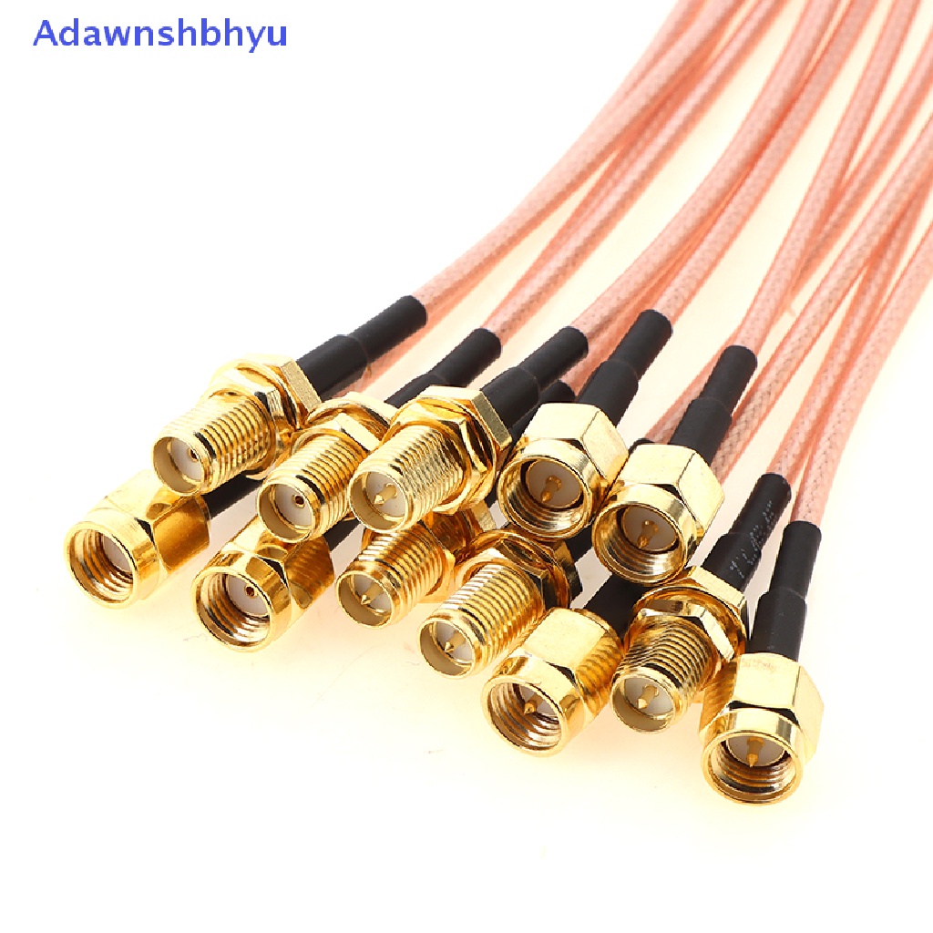 Adhyu SMA to 2X SMA Male Female Y type Splitter Combiner Jumper Kabel Kuncir ID