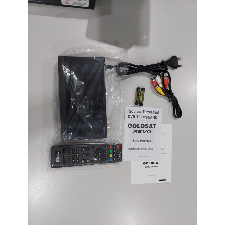 Set Top Box TV Digital Goldsat Revo DVB T2 / STB Receiver TV Digital