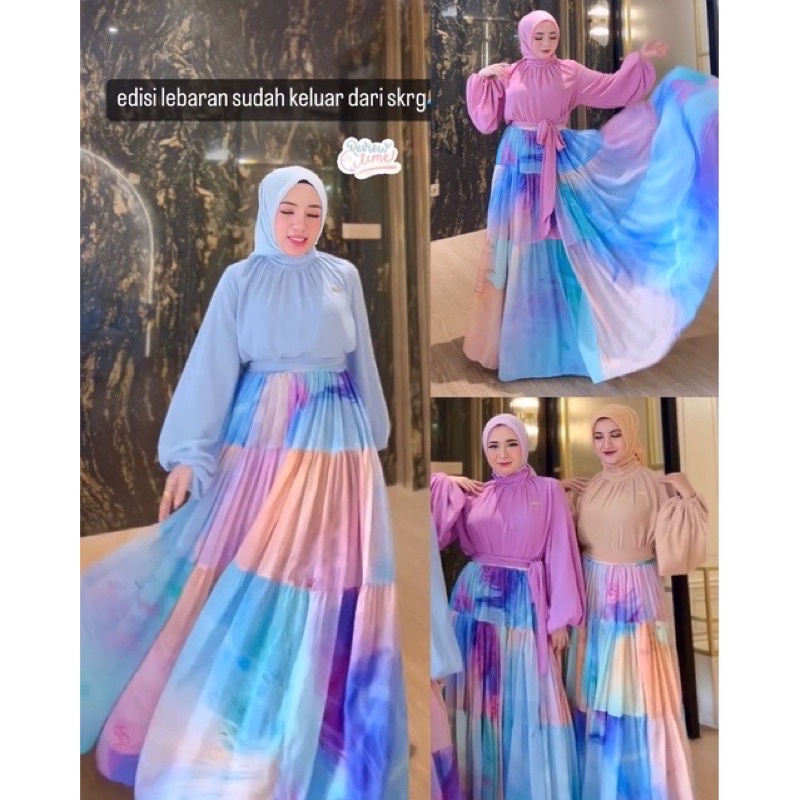 ONE SET PELANGI BY SHELLASAUKIA ORIGINAL