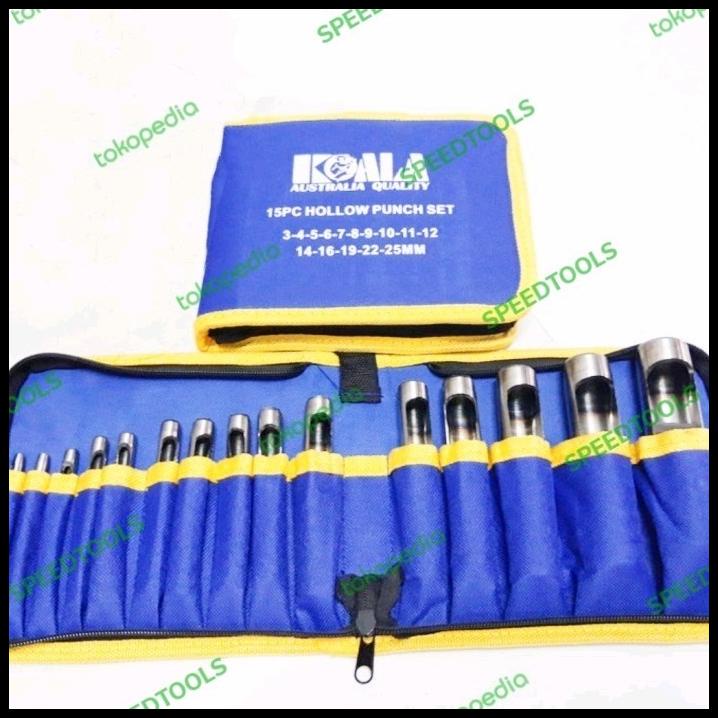 

Plong Set Alat Pembolong Karet Dan Kulit Isi 15 Pcs