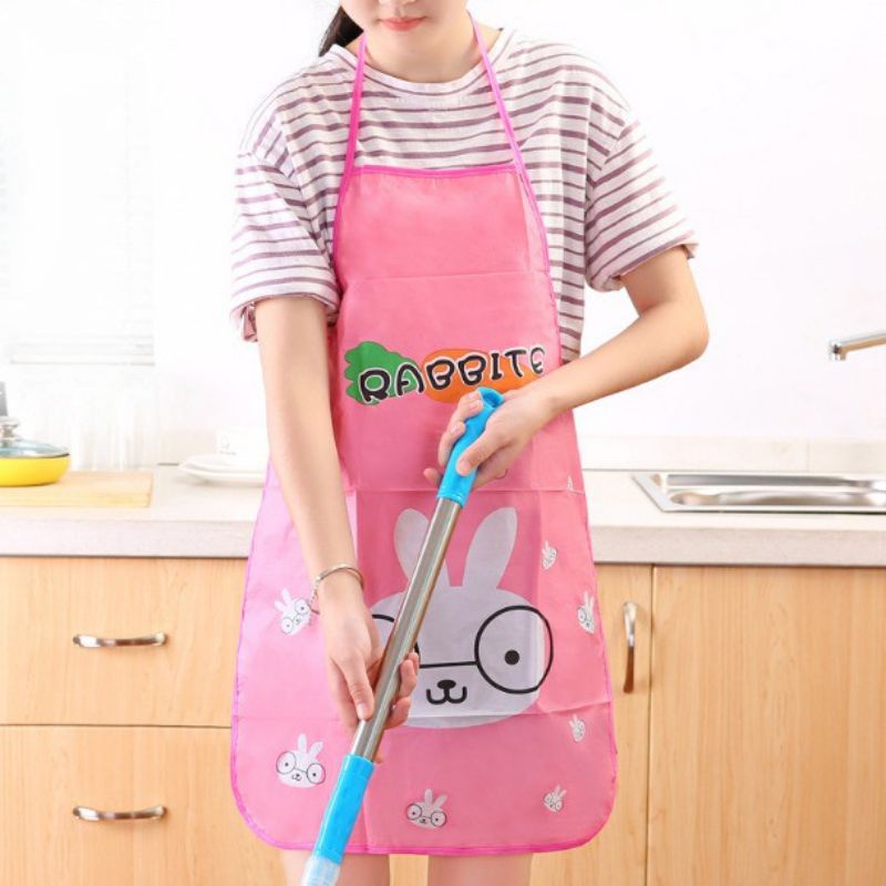 Celemek Masak Apron Anti Air Motif Karakter Kartun