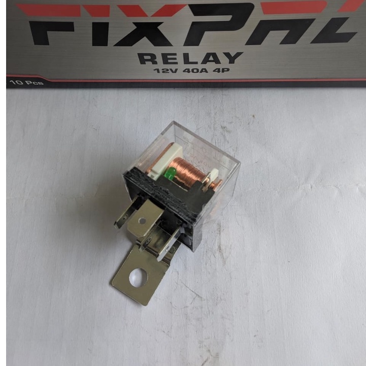 Rilei Rilay relay rilai Fixpal RELAY 12V 40A 4P FIXPAL rilay lampu klakson mobil motor