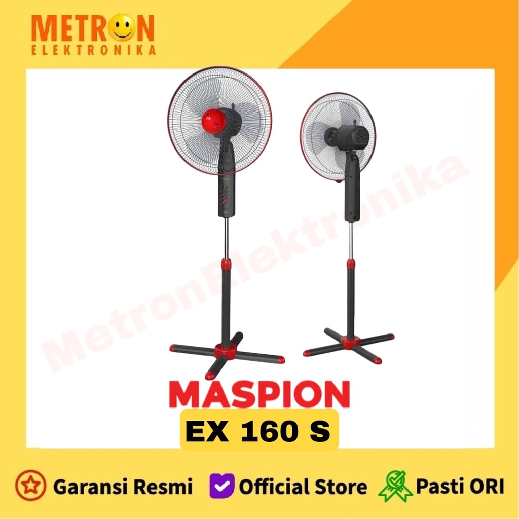 MASPION EX 160 S KIPAS ANGIN BERDIRI / STAND FAN 16 INCH / EX160S