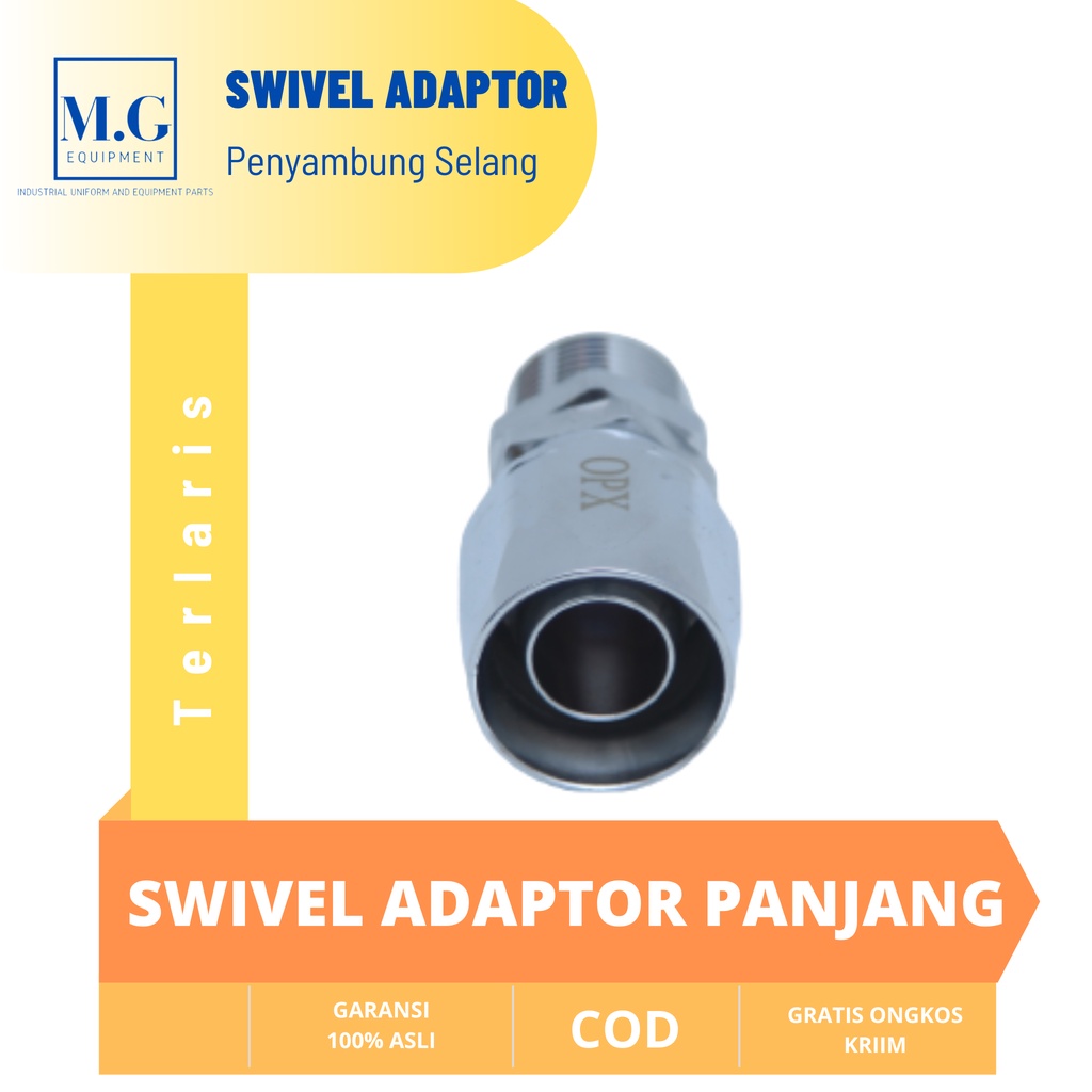 Swivel Adaptor Panjang Penyambung Selang