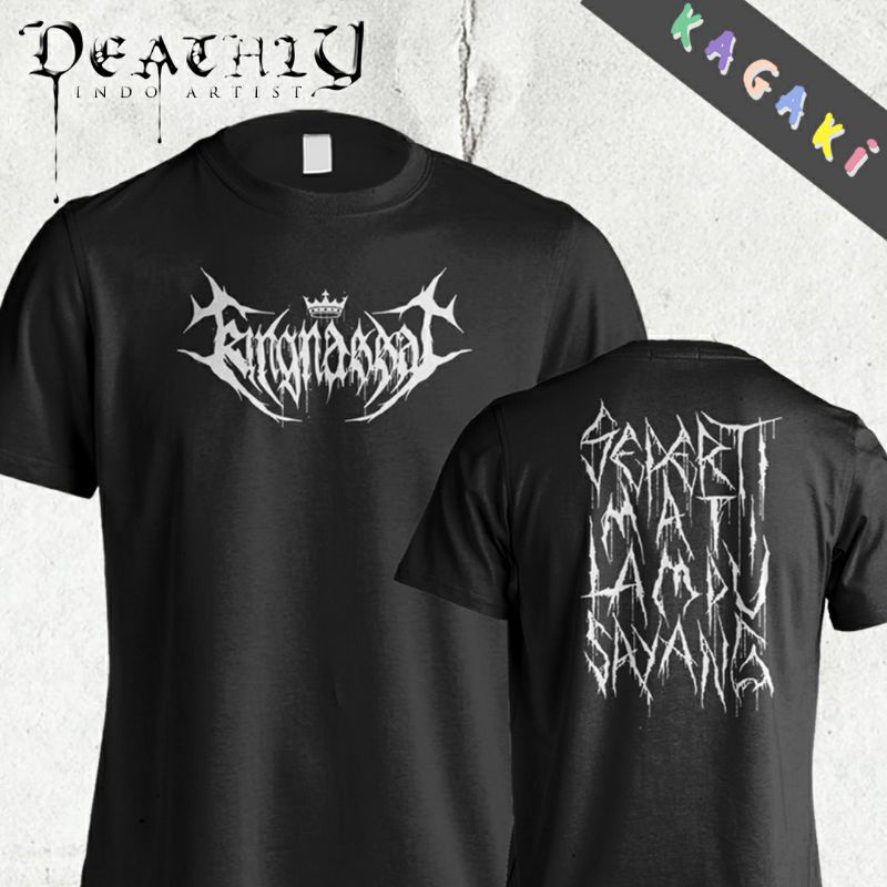 Kagaki Merch Kaos Viral - King Nassar (Metal Logo)