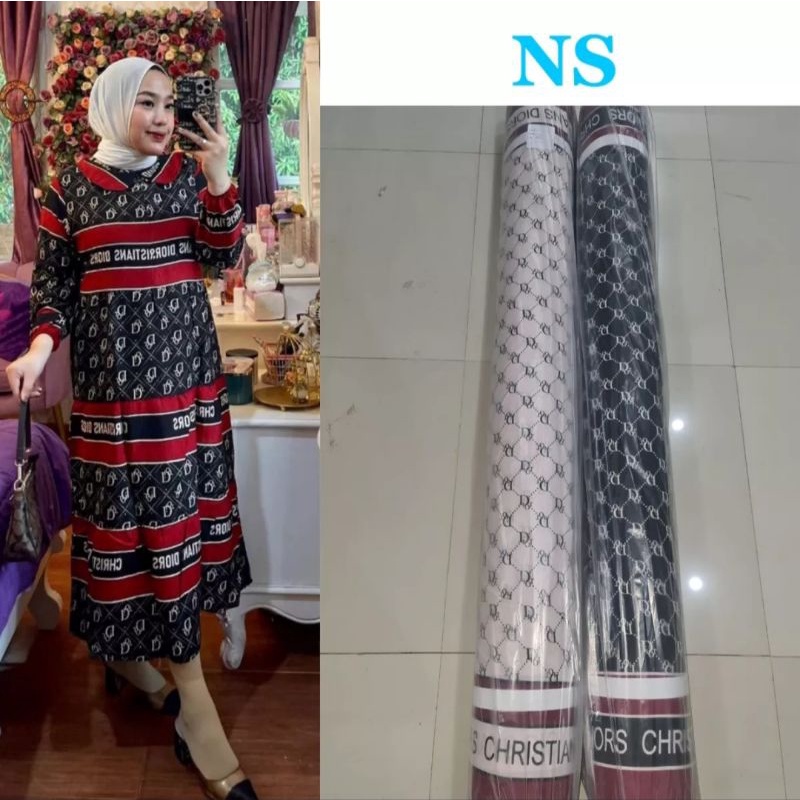 TERMURAH MIDIDRESS RAYON DIORS // GAMIS WANITA MUSLIMAH