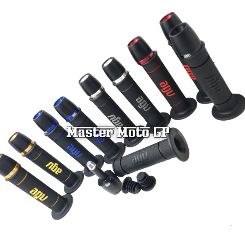 Grip HG55 AGV Original grip karet HG55 jalu stang AGV ori AGV Handfat agv Grip karet HG 55 nmax PCX Lexi Adv Xmax Vario Vixion fazzio XSR CBR Beat Scoopy scoopi