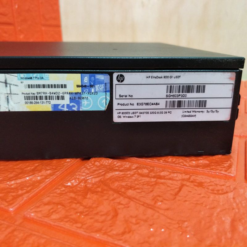 Mini PC CPU core i5 Gen 4 HP EliteDesk 800 G1 USDT