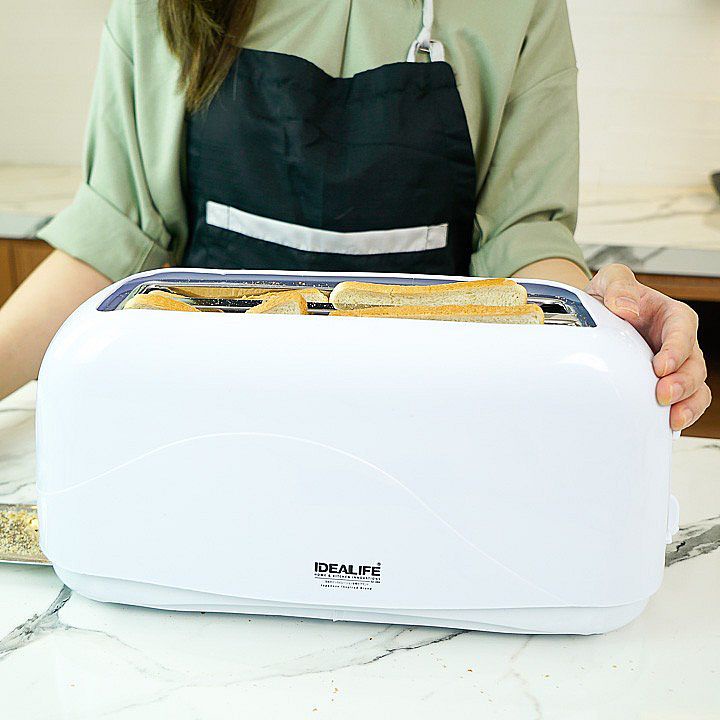 Idealife Toaster IL-204S / Pemanggang Roti 4 Slice IL 204S