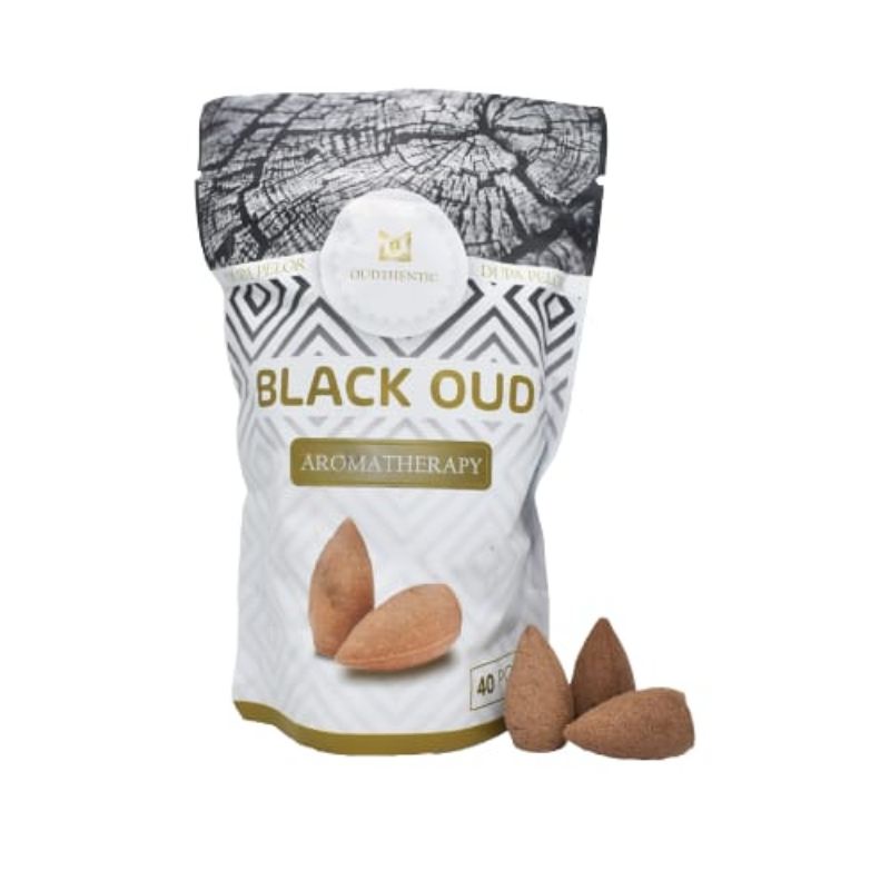 BLACK OUD Dupa Pelor Aromatherapy isi 40 Kerucut ASAP KEBAWAH