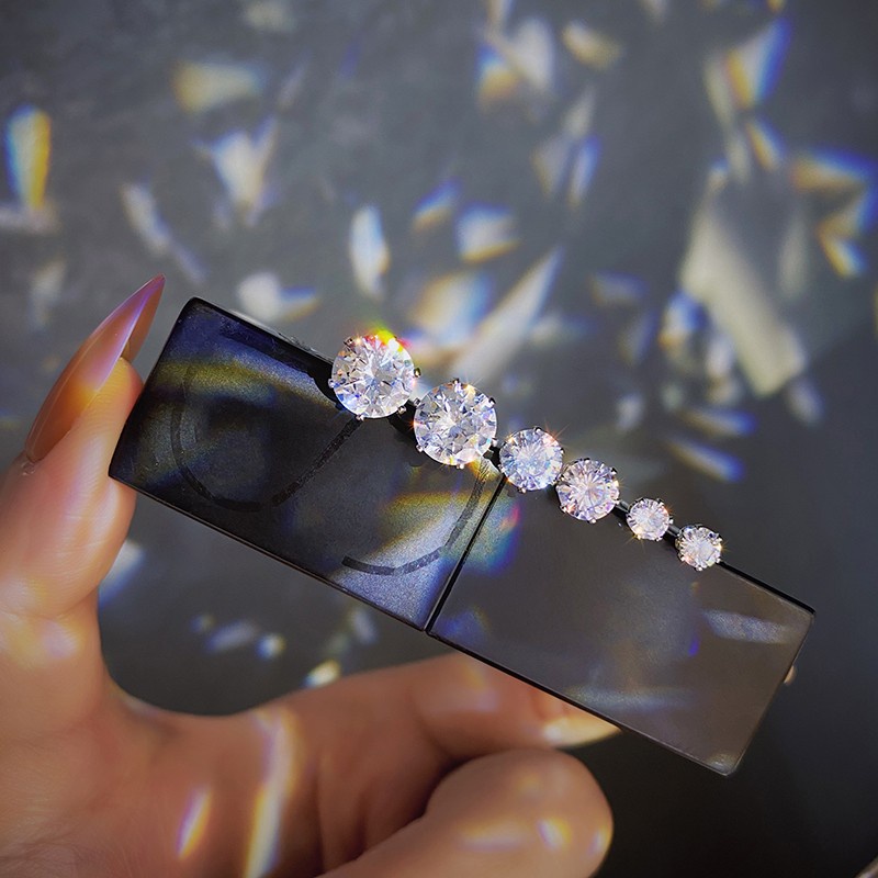 IFYOU Vintage Anting Kuku Zirkon Cochlear Magnet Anting Tusuk Mutiara Untuk Perhiasan Wanita Aksesoris Fashion