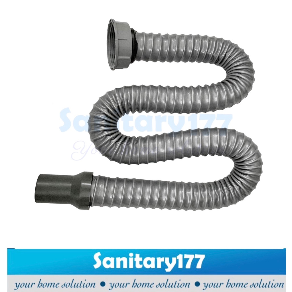 Selang afur Bak cuci Piring plastik murah 34-fleksibel tebal  sambungan avur sink dapur 1 1/2inch  hose saringan avur