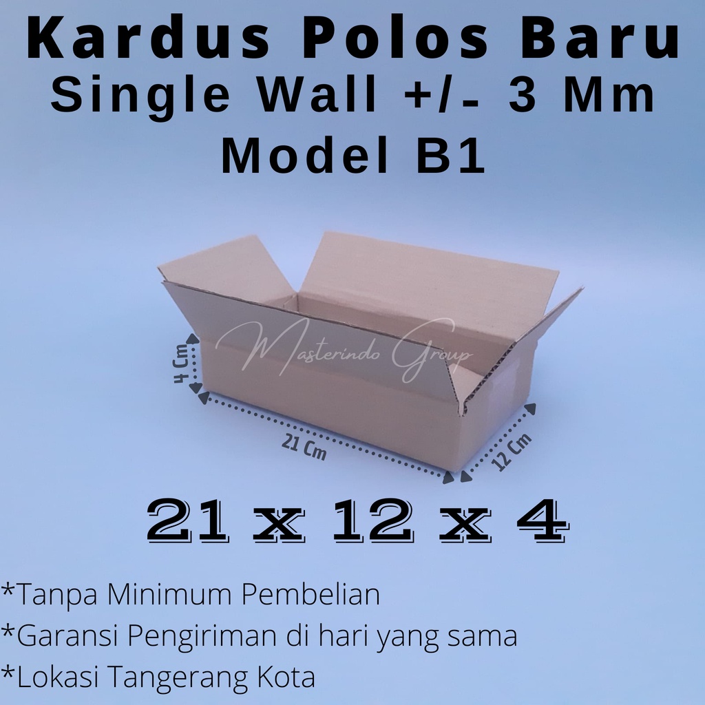 

Kardus 21x12x4 Cm