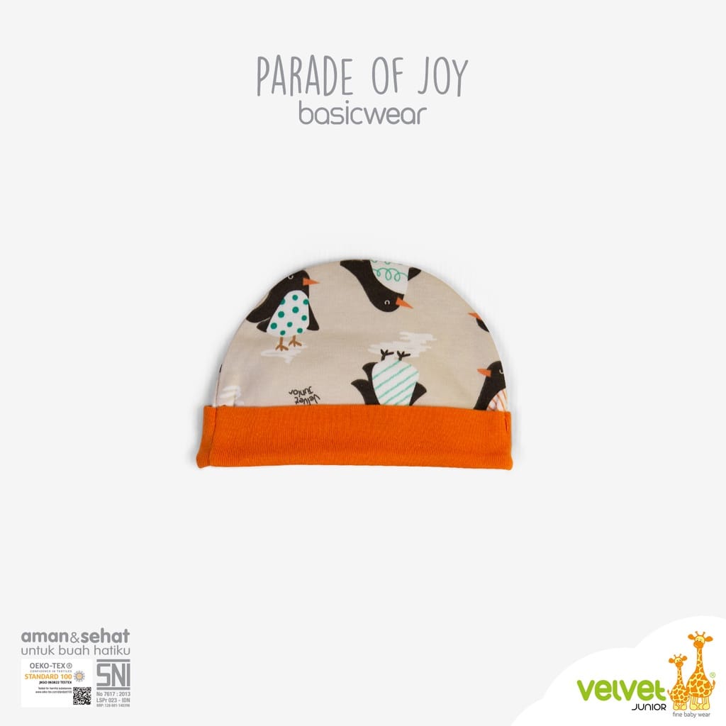 Velvet Topi Basicwear Parade Of Joy - 3pcs