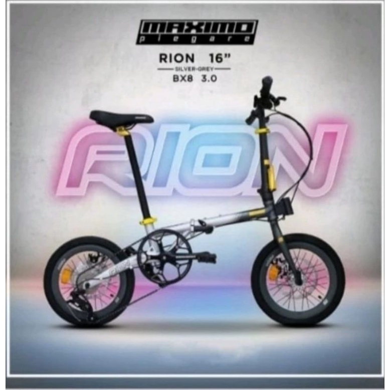 Sepeda Lipat 16 Family Maximo Piegare RION BX8 BX 8 3.0 3 Original