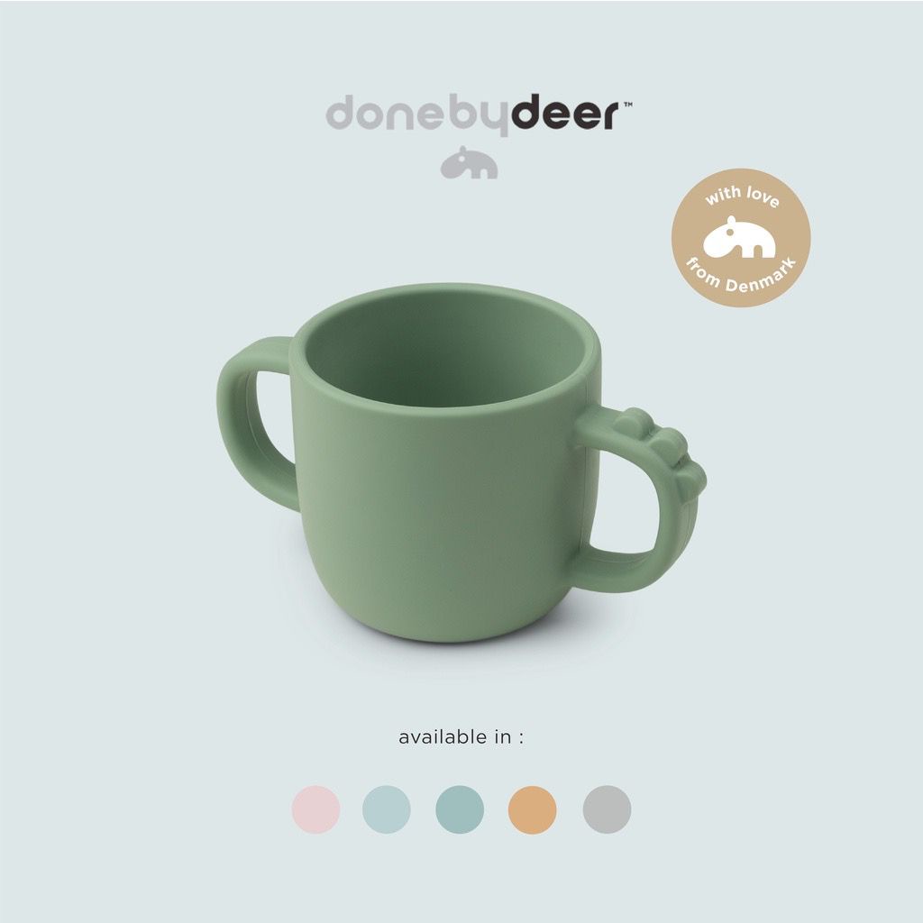 Done by Deer Peekaboo Cup Croco - Cangkir Minum Anak - Gelas Anak