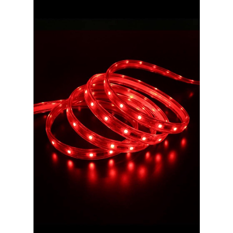 LAMPU SELANG LED PERMETER WARNA MERAH LAMPU HIAS OUTDOOR 1 METER