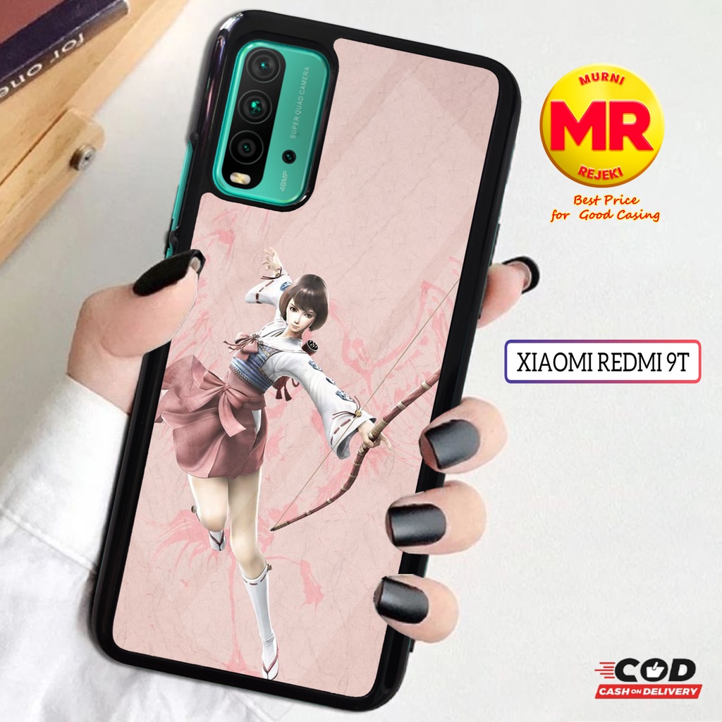 CASE REDMI 9T CASING REDMI 9T MOTIF [ ANIM CEWEK ] Murni case casing aero softcase case hp casing hp