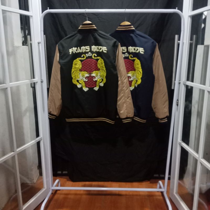 Jacket Baseball Varsity original Frams - Varsity jacket Taslan