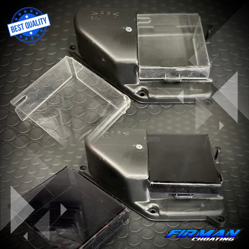 Mika tutup AKI ACCU (RX-KING) LOGO FC PROJECT BENING &amp; HITAM