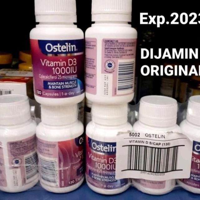 Promo- Ostelin Vitamin D3 1000Iu Vitamin D3 1000 Iu 130 Capsul Vit D J_V6X57J4I