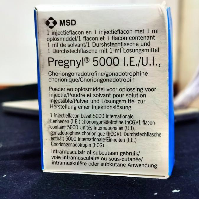 Hormon Ikan HCG Pregnyl 5000 iu