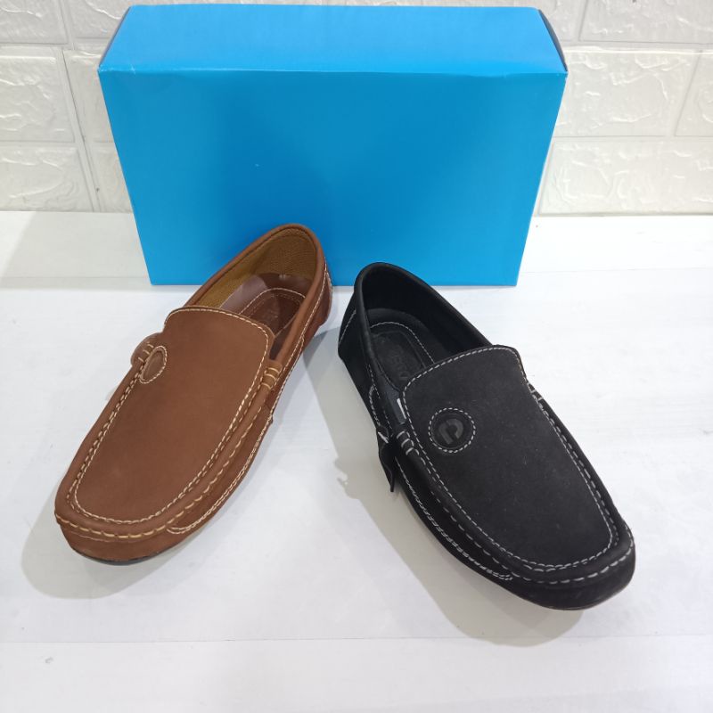 Sepatu Kulit Slip On Merk Diego model kulit balik