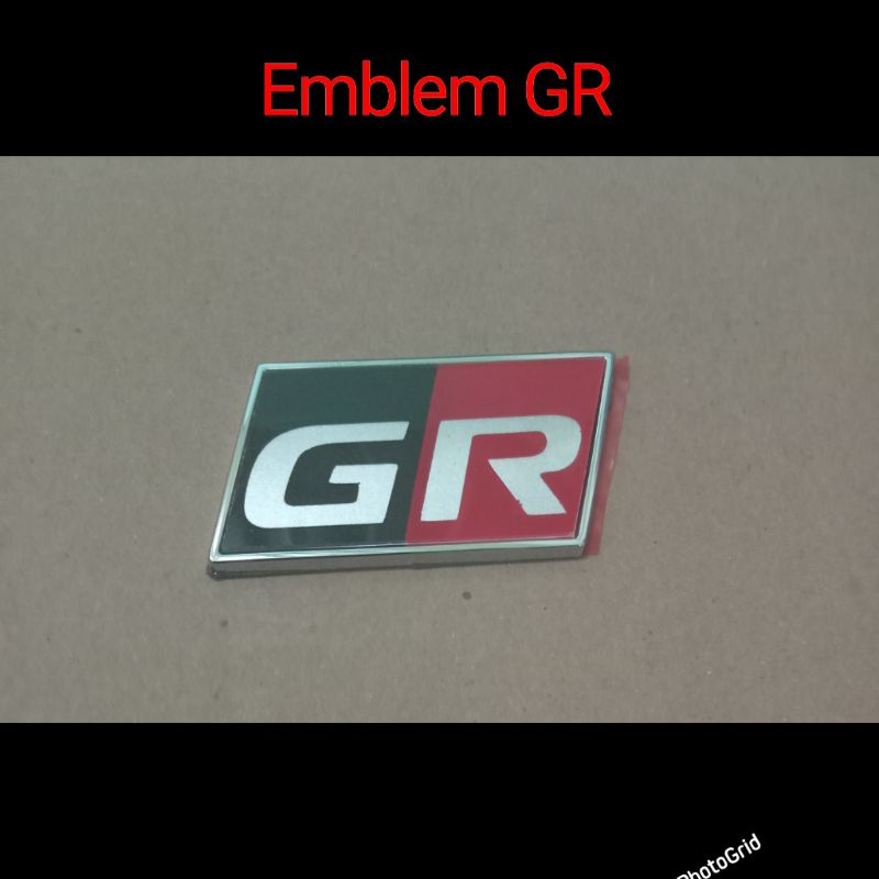 Emblem GR Toyota all new Fortuner Yaris vios