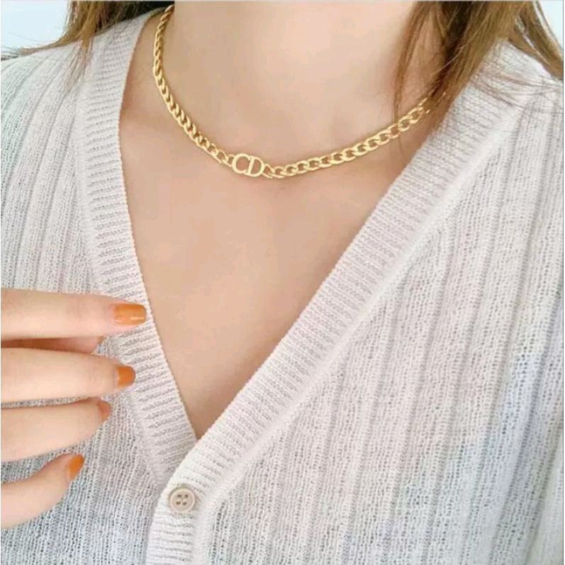 KALUNG RANTAI CD KALUNG TITANIUM WANITA FASHION TERBARU