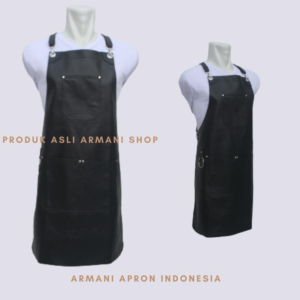 (Seri(G91H)✔) CELEMEK KULIT APRON KULIT CELEMEK BARISTA APRON BARISTA CELEMEK MASAK APRON MASAK CELE