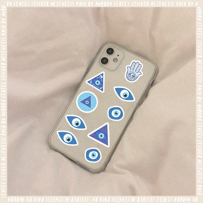 

Sticker Aesthetic Eye Blue Anti air | Stiker Case Hp | Sticker Laptop | Sticker Tumbler | Stiker DIY Scrapbook