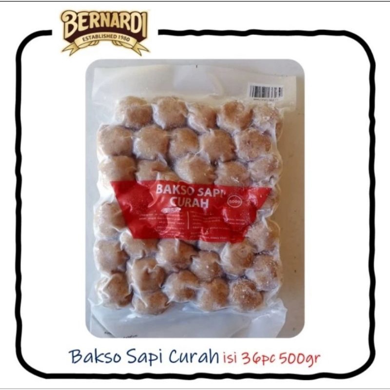 Bakso Sapi Curah Bernardi 500 Gram