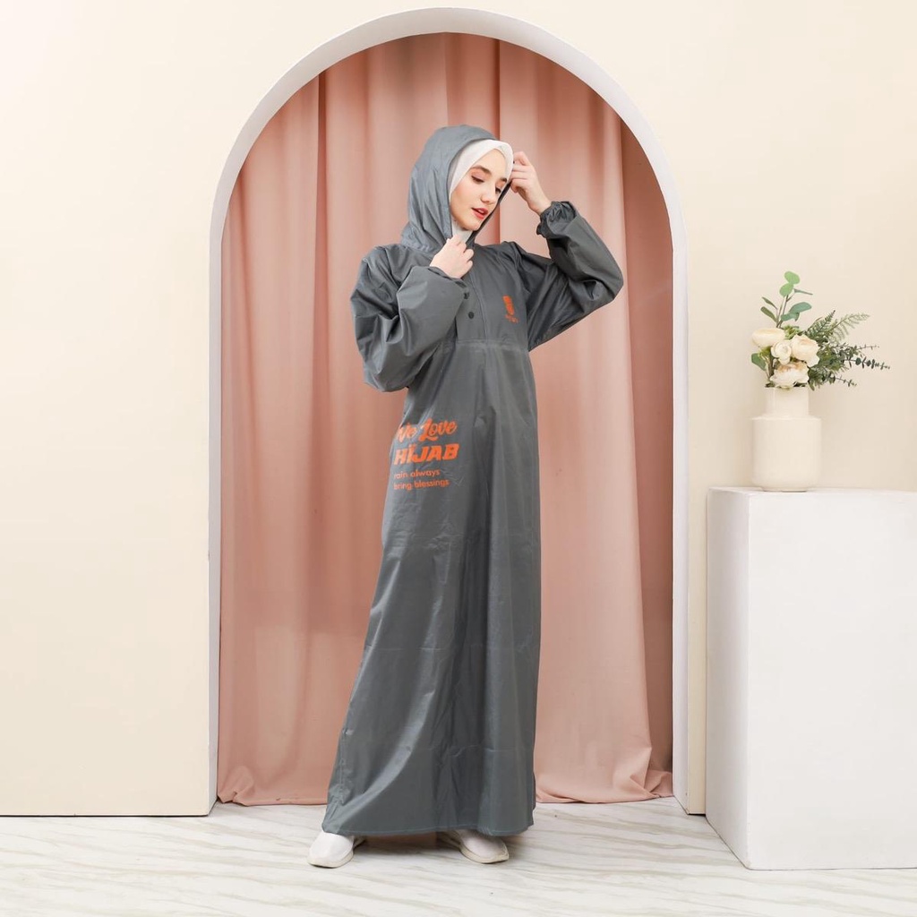 JAS HUJAN HIJAB/JAS HUJAN WANITA /JAS HUJAN GAMIS BY EXTRIME PRODUCT