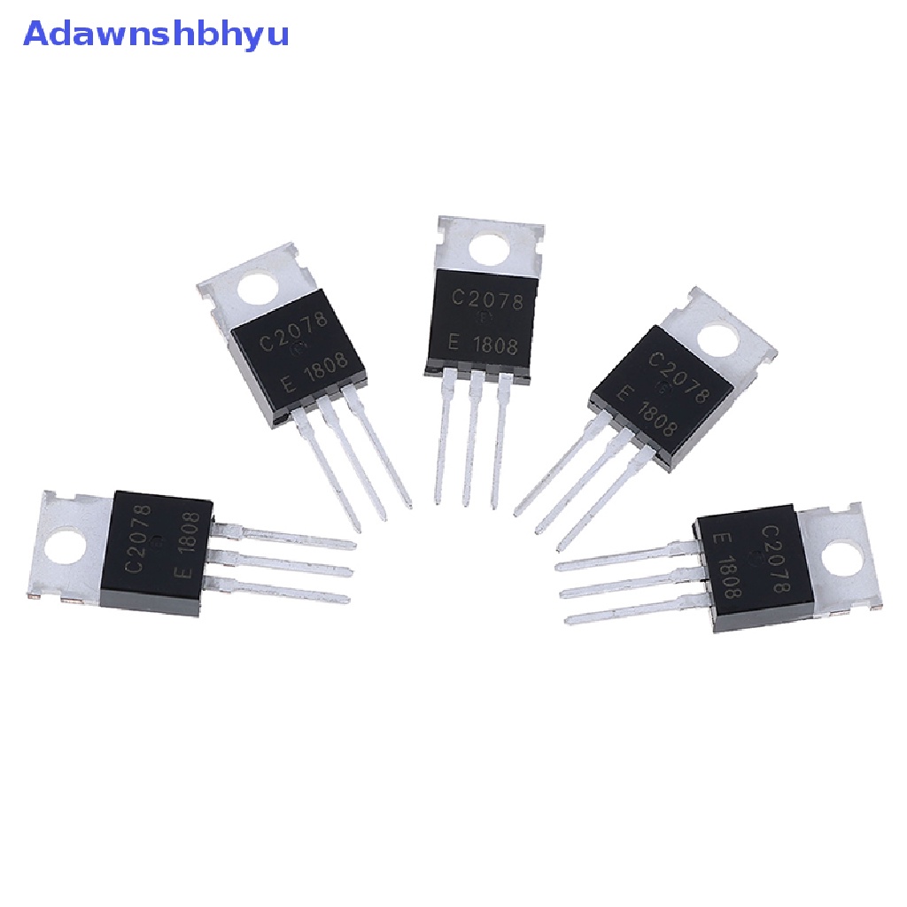 Adhyu 5Pcs transistor RF/VHF/UHF TO-220 2SC2078 C2078 ID