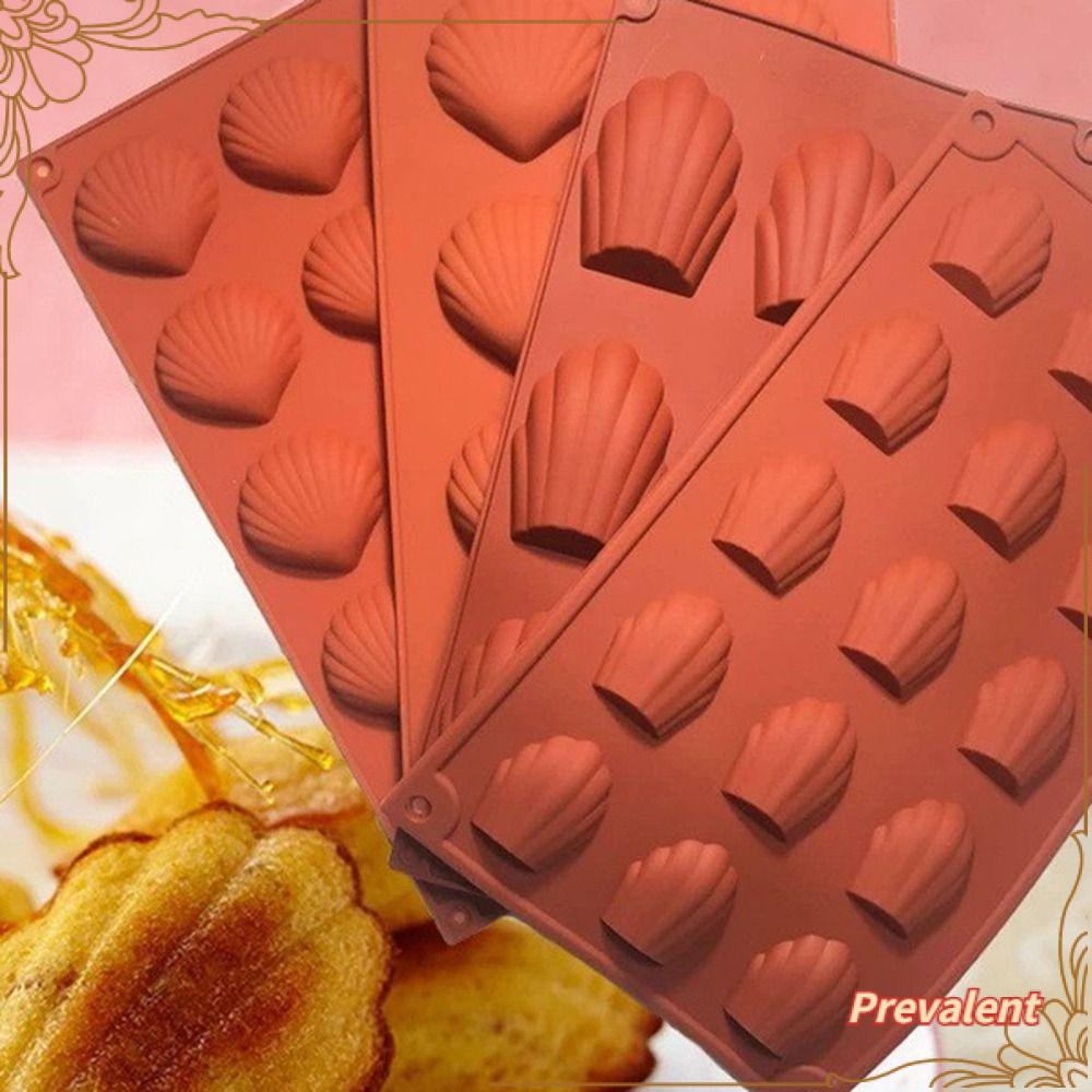 Preva Madeleine Scallops Shell DIY Craft Handmade Krim Roti Cupcake Coklat9Per20 Cavity